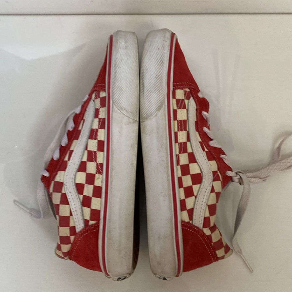 Youth Vans Old Skool Checkerboard sneakers size 3.5 - Picture 7 of 16